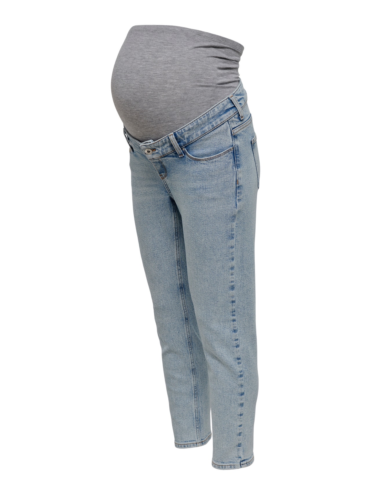 ONLY OLMEmily stretch enkel Straight fit jeans -Light Blue Denim - 15257989
