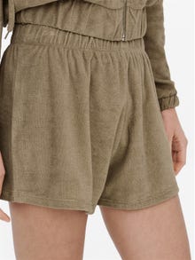 ONLY Solid colored Sweat shorts -Tigers Eye - 15258013