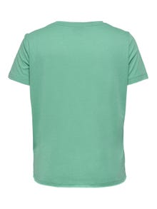 ONLY Normal geschnitten Rundhals T-Shirt -Marine Green - 15258025