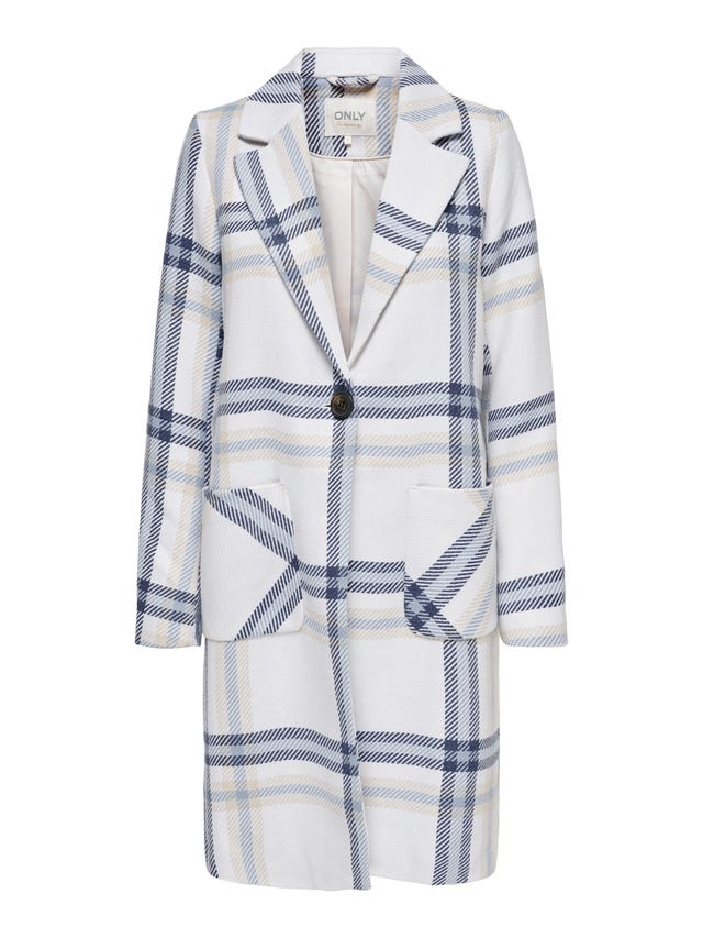 ONLY Tall Check Wool coat - 15258054