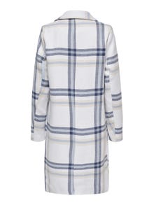 ONLY Tall Check Wool coat -Dusty Blue - 15258054