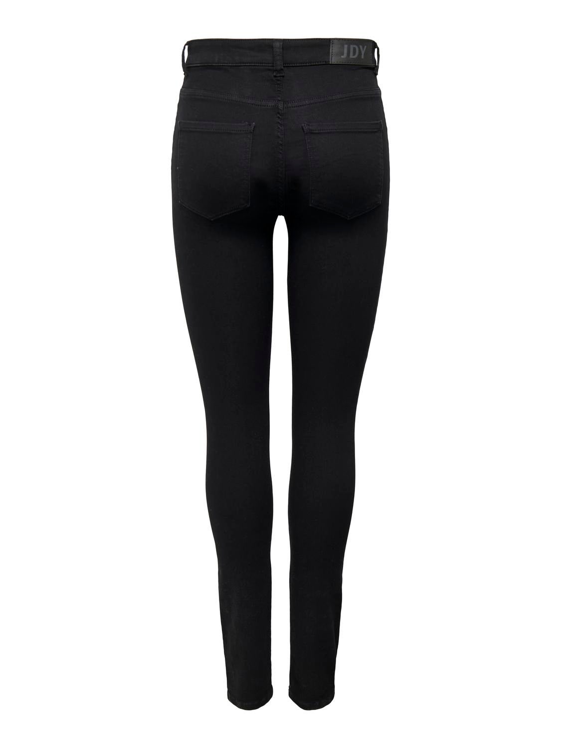 Luchtpost Victor Uluru Tall JDYNewnikki high waisted skinny jeans | Black | ONLY®