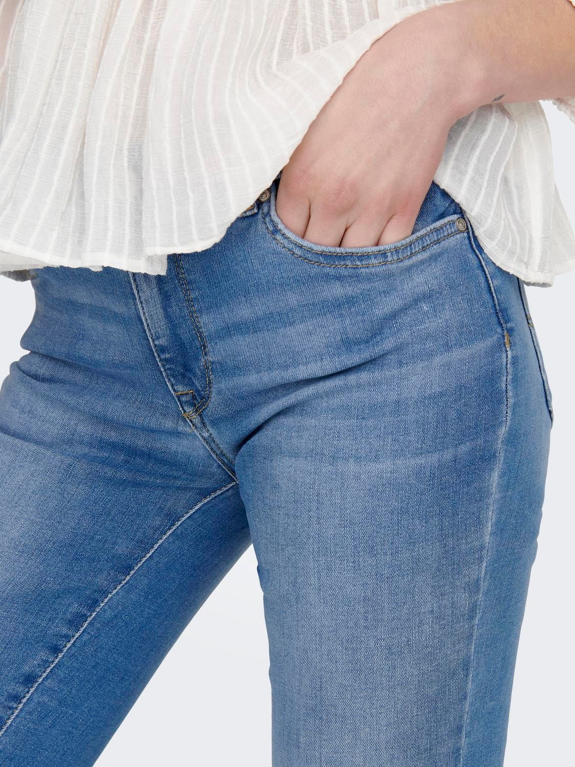 ONLY Jeans Straight Fit -Medium Blue Denim - 15258103