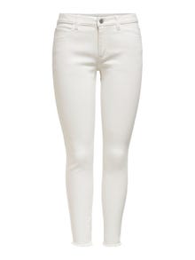 ONLY Tall JDYSonja largo tobillero Jeans skinny fit -White - 15258134