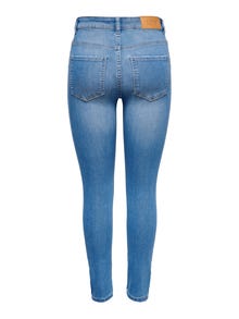 ONLY Petite JDYNewnikki skinny jean taille haute -Light Blue Denim - 15258333