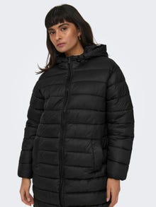 ONLY Hood Coat -Black - 15258420