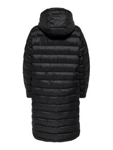ONLY Hood Coat -Black - 15258420