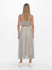 ONLY Dotted Maxi skirt -Novelle Peach - 15258545