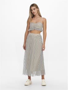 ONLY Dotted Maxi skirt -Novelle Peach - 15258545
