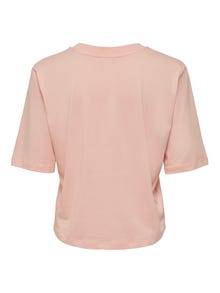 ONLY 2/4-ärmeliges T-Shirt -Peach Melba - 15258548