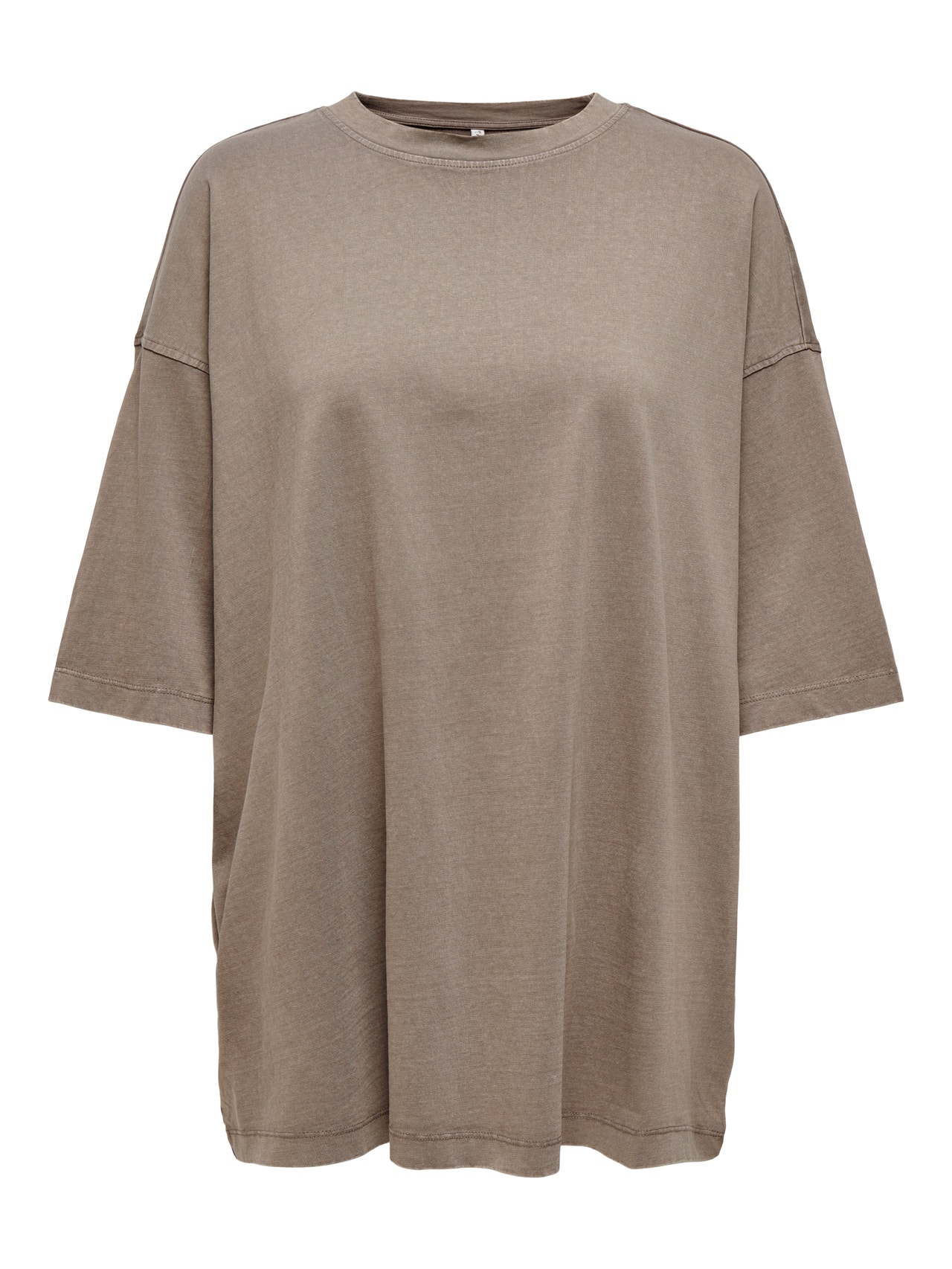 ONLY Tops Oversize Fit Col rond Épaules tombantes -Walnut - 15258567
