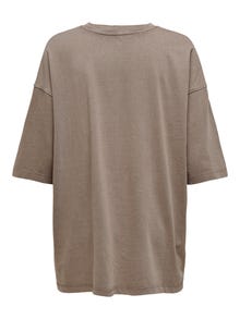 ONLY Tall Oversize t-shirt -Walnut - 15258567