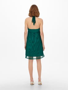ONLY mini Shiny halterneck Dress -Deep Lake - 15258572