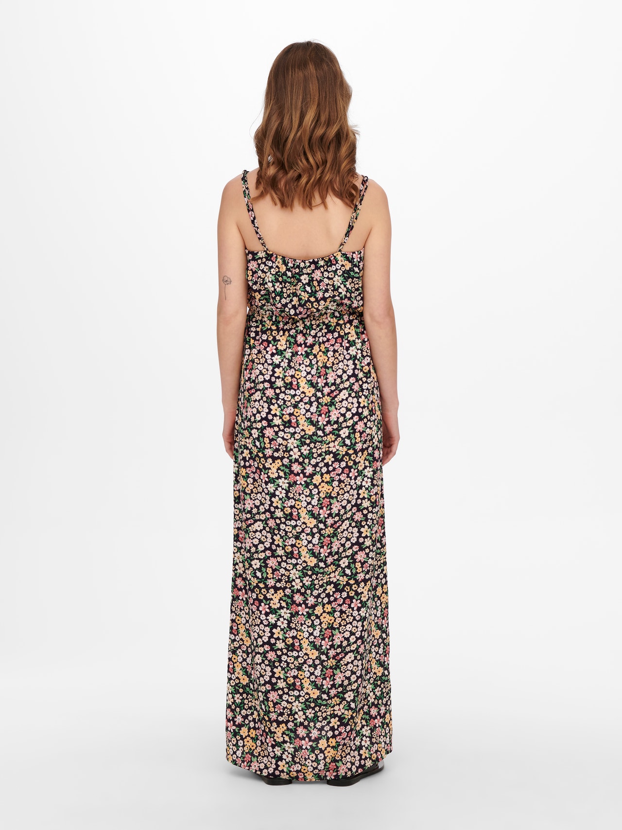 ONLY Mama patterned strap Maxi dress -Night Sky - 15258574