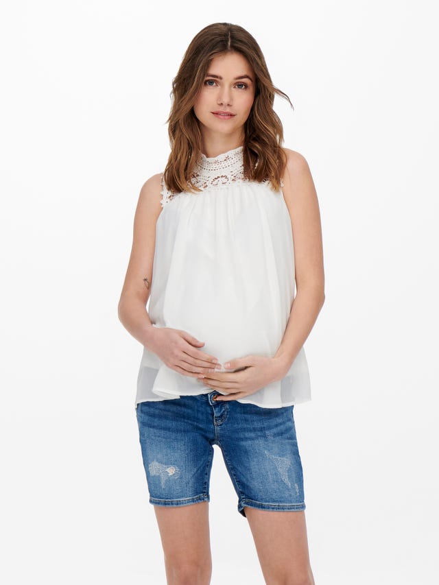 ONLY Mama lace detailed Top - 15258618