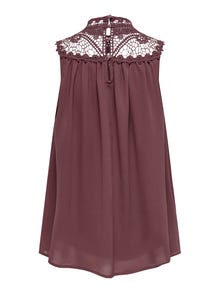 ONLY Mama dentelle Top -Rose Brown - 15258618