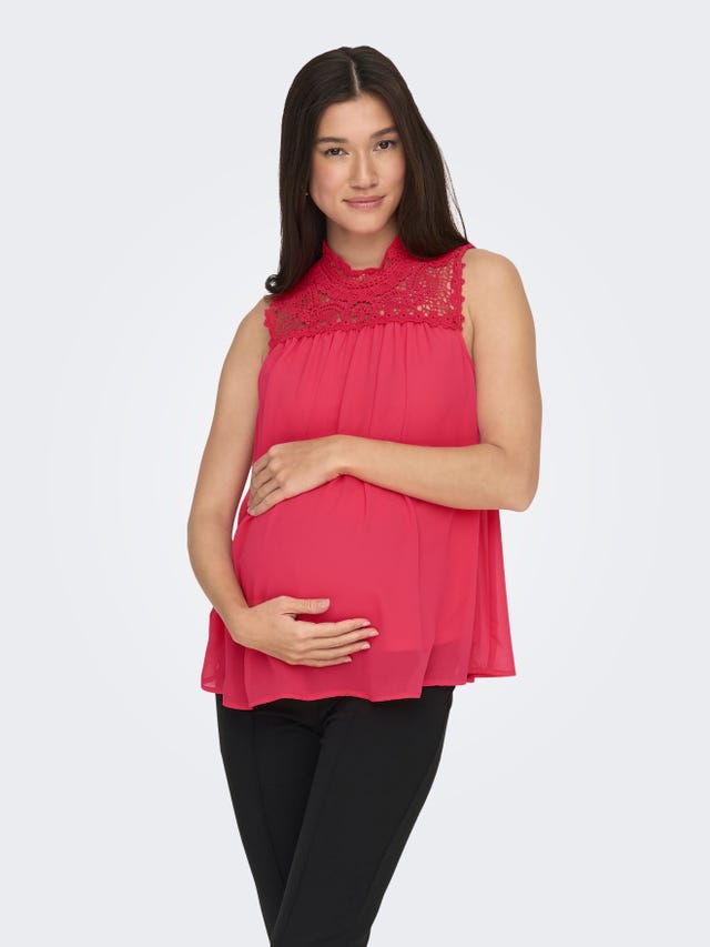 ONLY Regular Fit High neck Maternity Top - 15258618