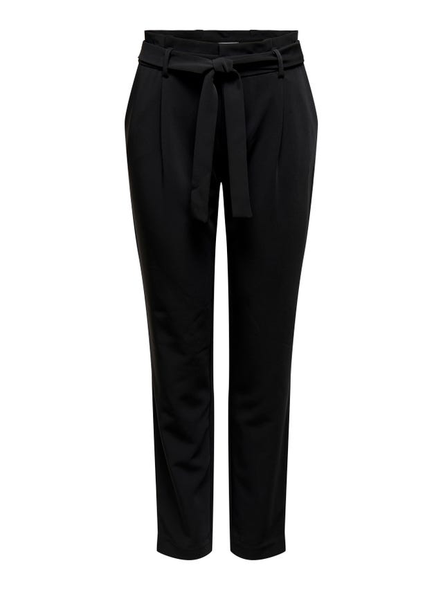 ONLY Tall taille moyenne paperbag Pantalon - 15258638