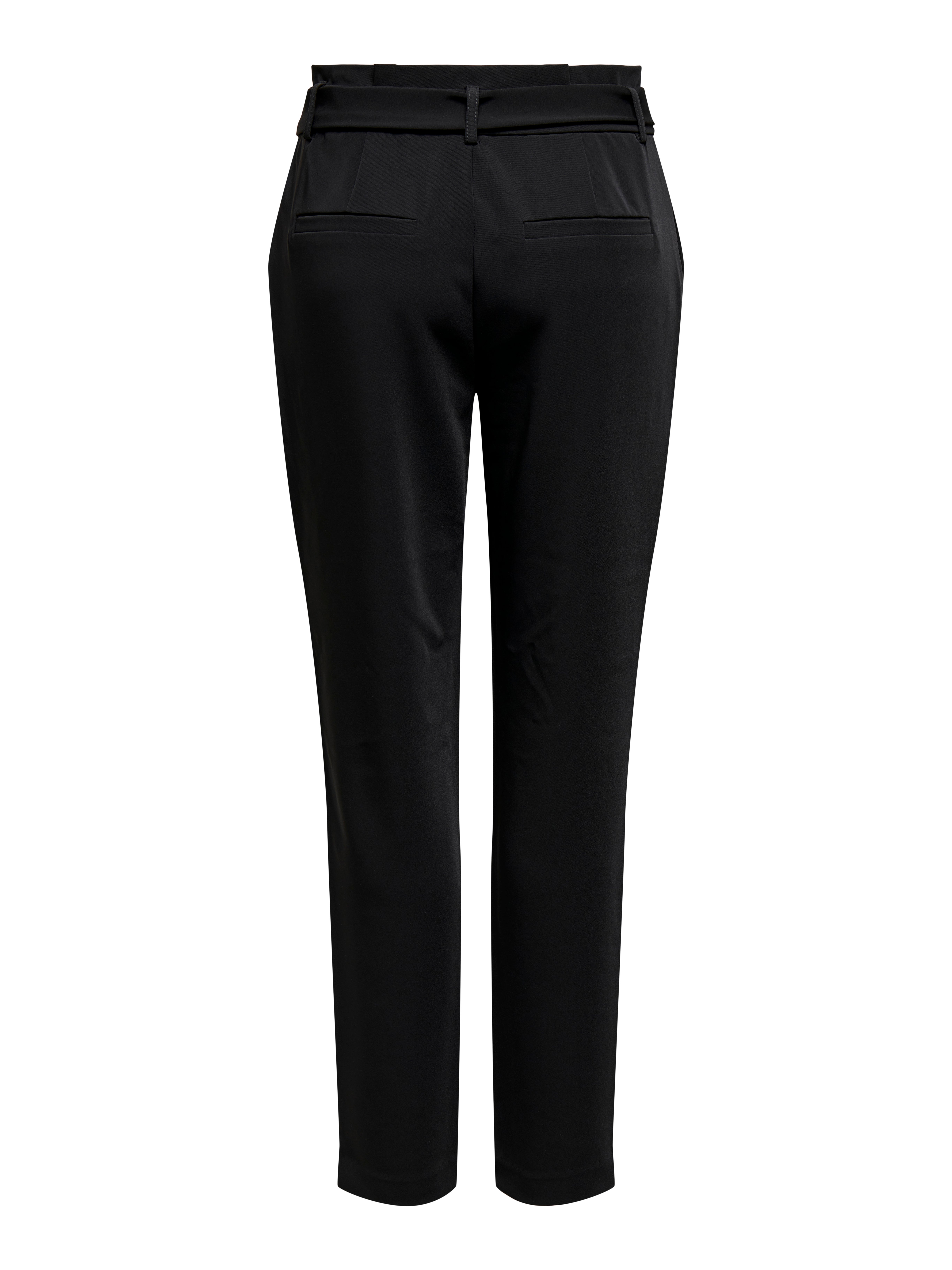 Tall black sales paperbag trousers