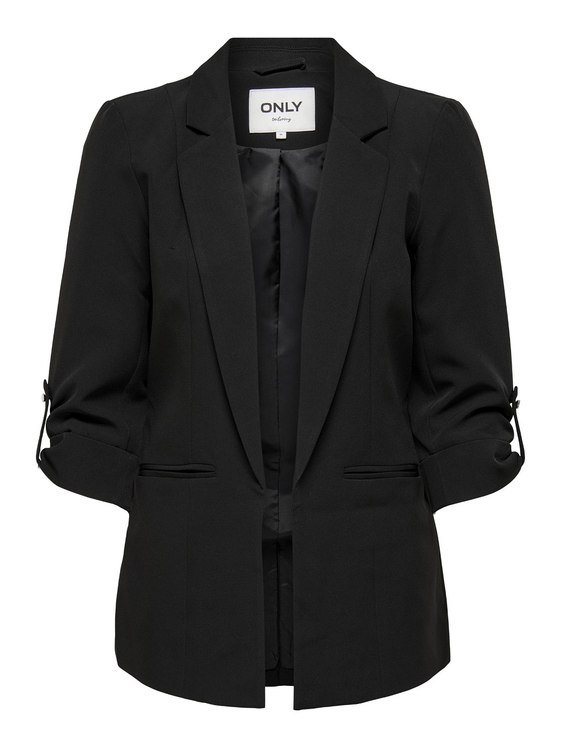 ONLY Petite solid color blazer -Black - 15258643