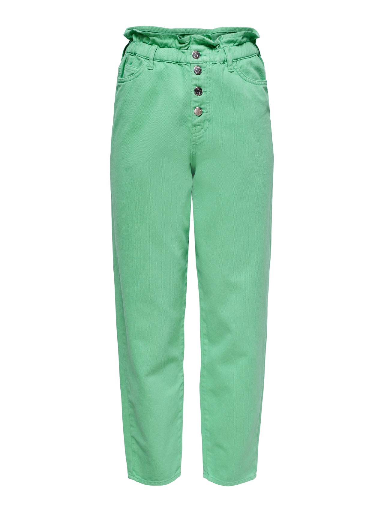 ONLY Jeans Loose Fit Taille haute Tall -Marine Green - 15258709
