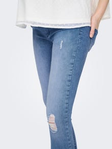 ONLY OLMBlush al tobillo borde sin costura Jeans skinny fit -Light Blue Denim - 15258753