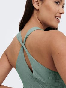 ONLY Knoopdetail Gebreide top -Chinois Green - 15258897