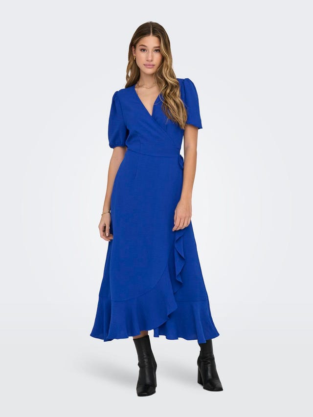 ONLY Midi wrap dress - 15259011