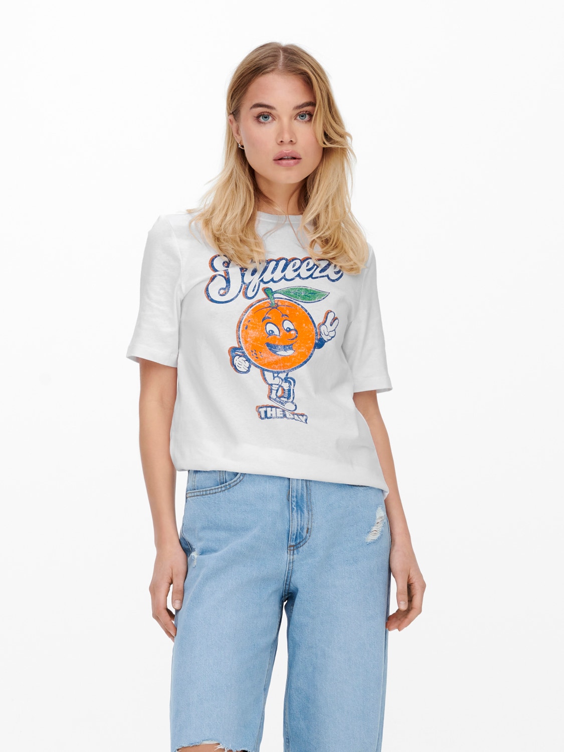 ONLY Printed T-shirt -Bright White - 15259050