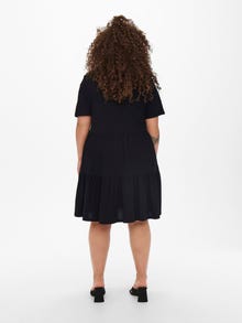 ONLY Regular fit O-hals Korte jurk -Black - 15259054