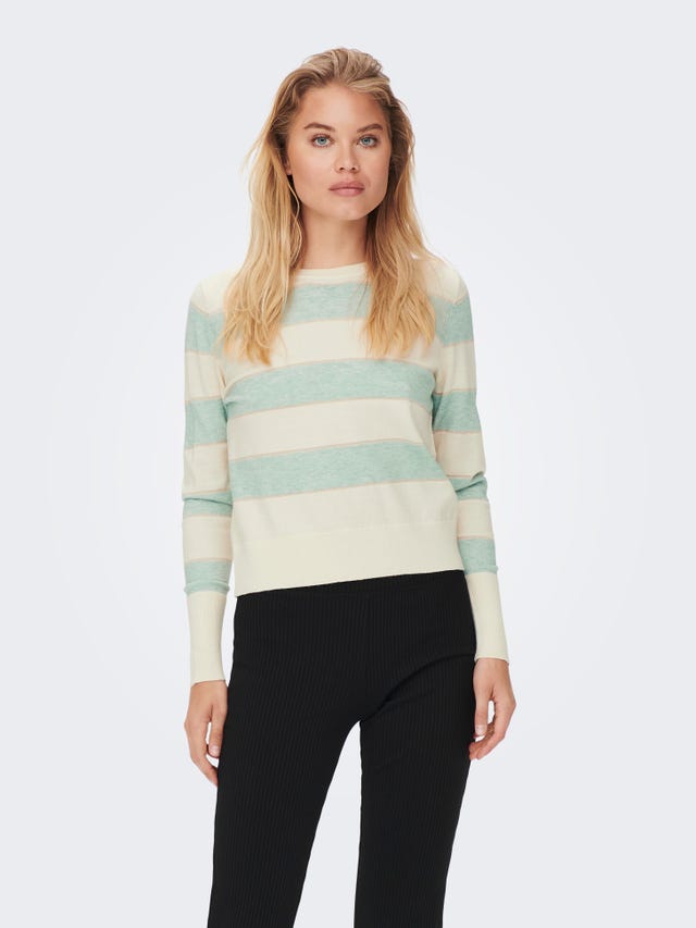 ONLY O-hals Pullover - 15259101