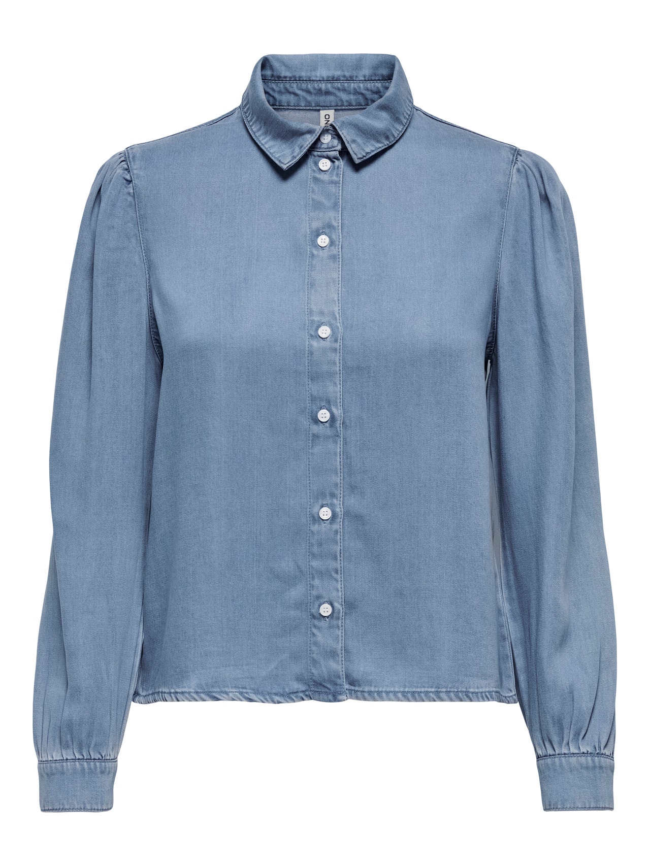 ONLY Chemises Regular Fit Poignets boutonnés -Medium Blue Denim - 15259283