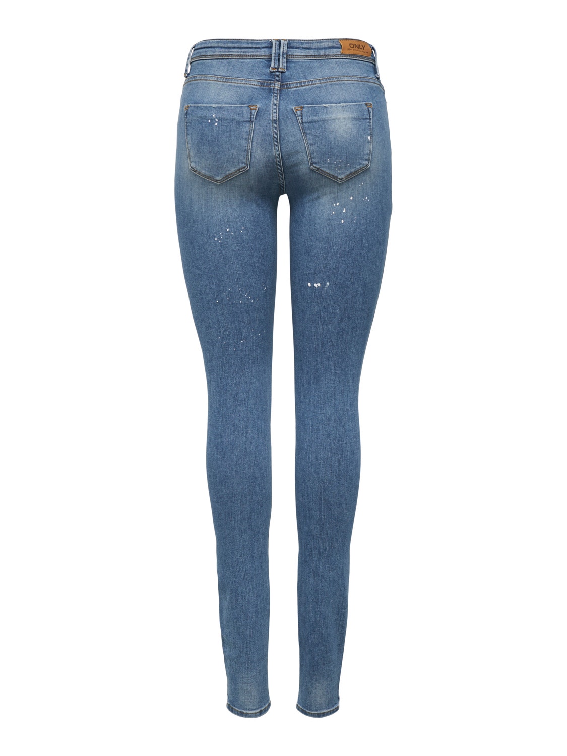 ONLY Skinny Fit Mid waist Jeans -Medium Blue Denim - 15259294