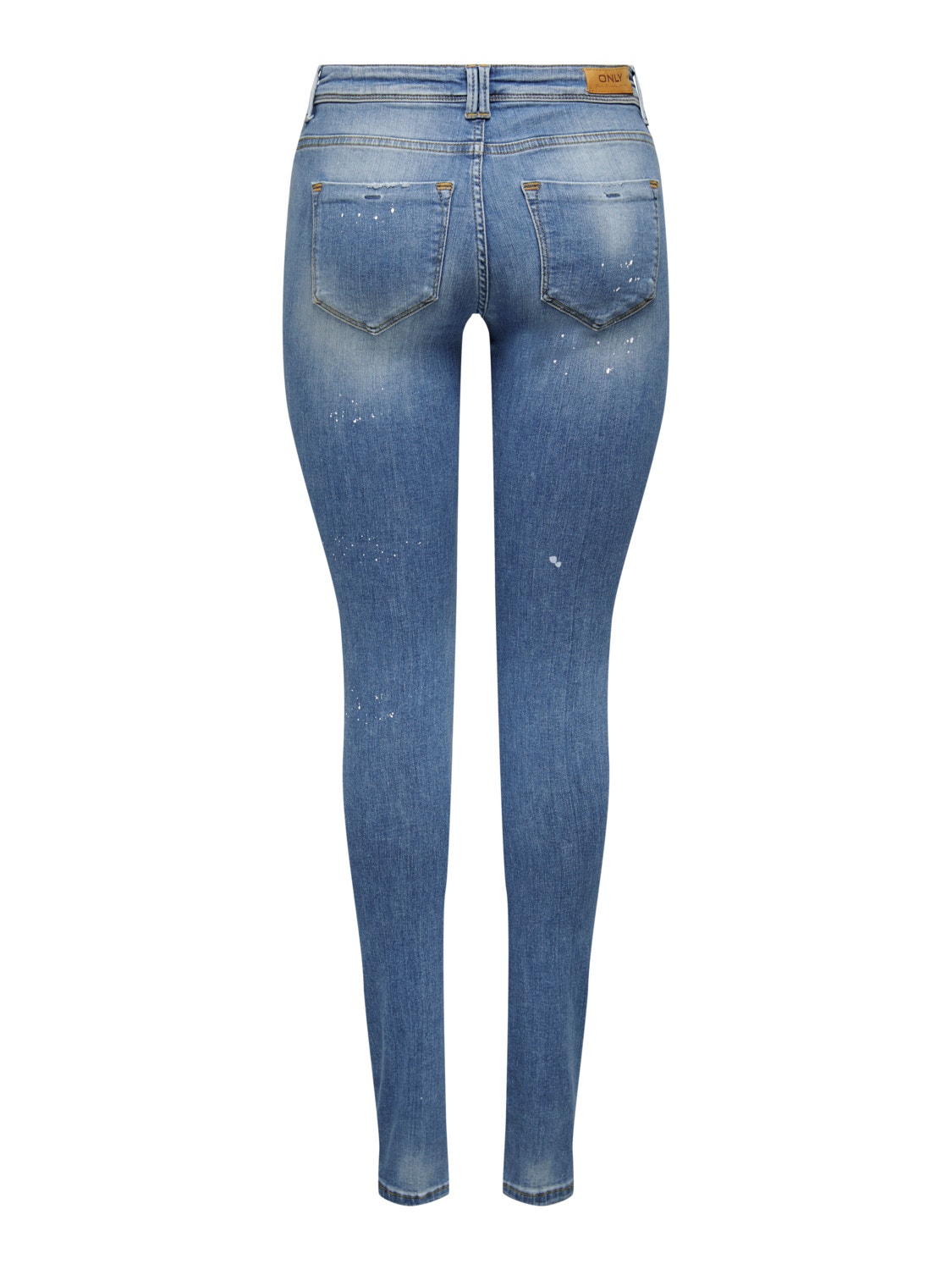 ONLY Jeans Skinny Fit Taille moyenne -Medium Blue Denim - 15259296
