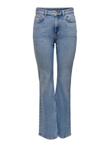ONLY JDYRick Life HW Flared Jeans -Medium Blue Denim - 15259444