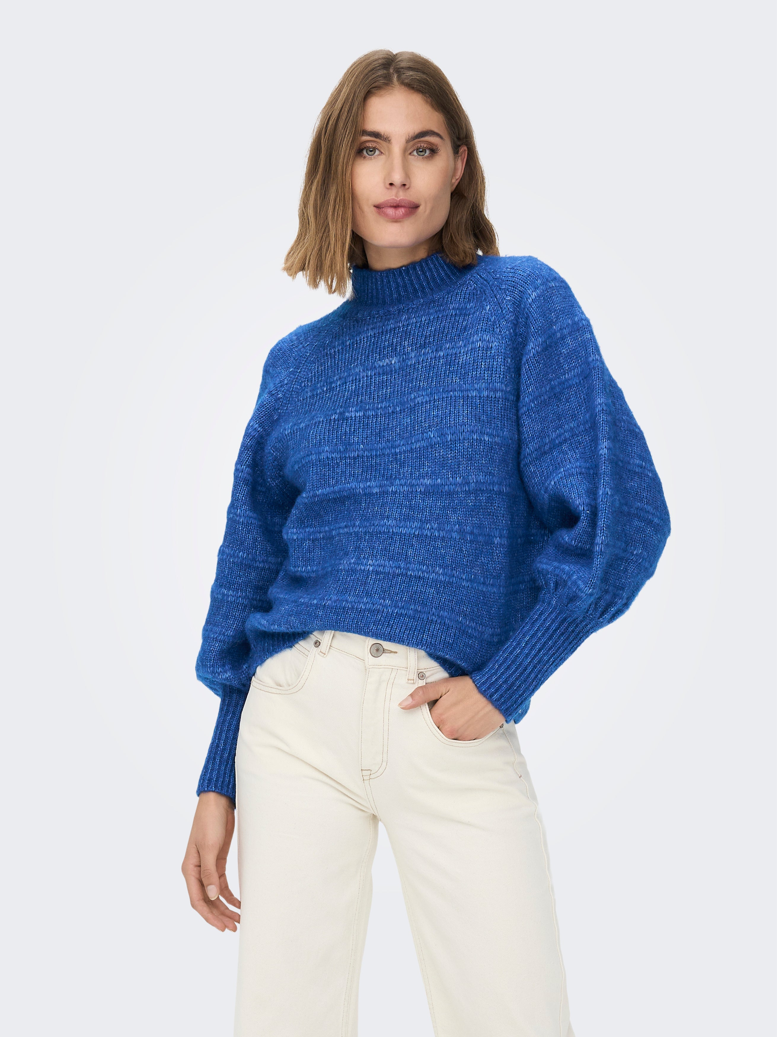 Fashion Knitwear Knitted Jackets Ashley Brooke Cardigan blue casual look 