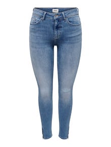 ONLY ONLBlush mid ankle Skinny fit jeans -Light Medium Blue Denim - 15259555