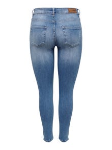 ONLY ONLBlush - Longueur cheville à taille mi-haute Jean skinny -Light Medium Blue Denim - 15259555