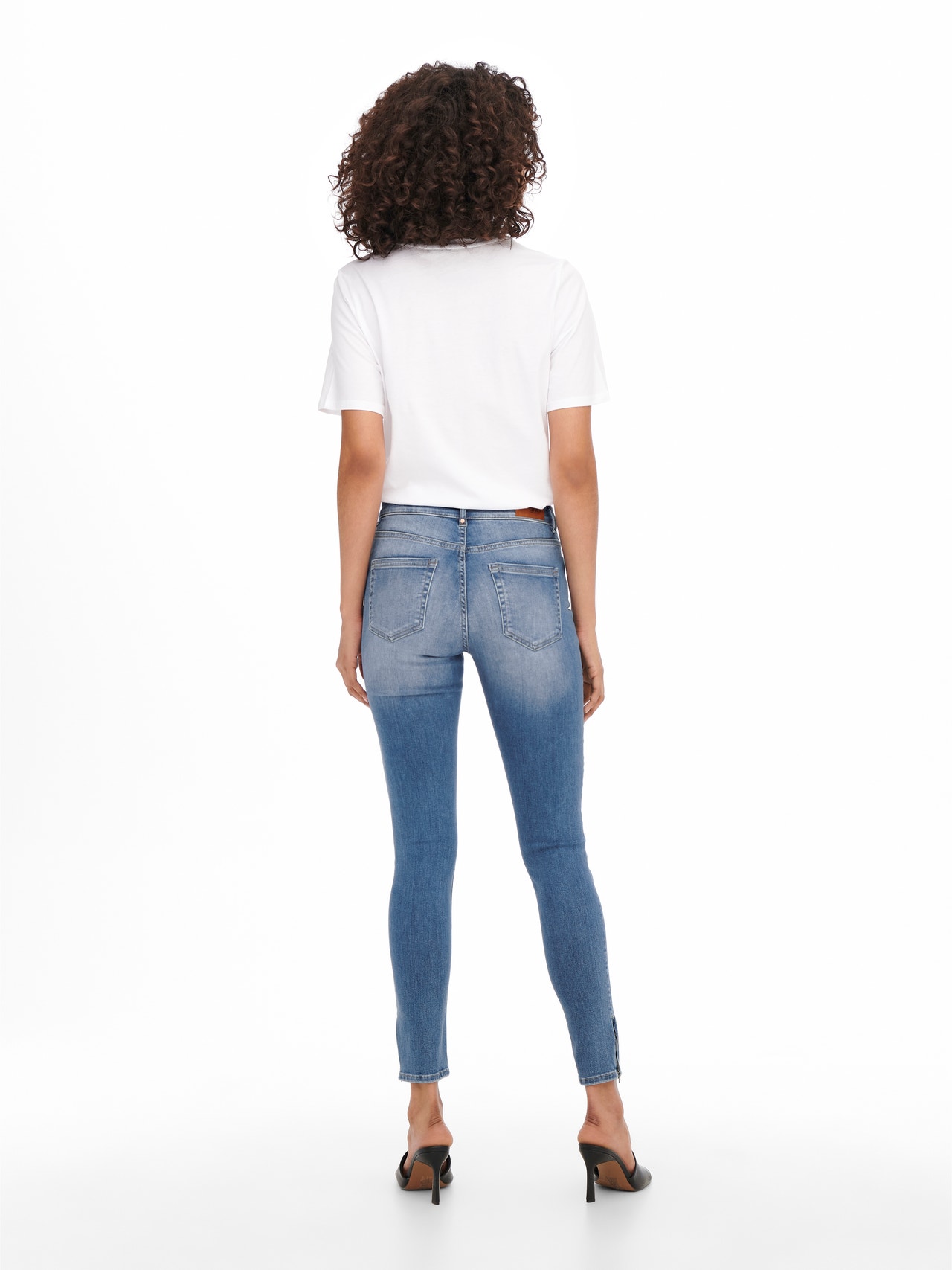ONLY ONLBlush mid ankle Skinny fit-jeans -Light Medium Blue Denim - 15259555