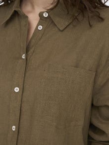 ONLY Solid colored linen blend Shirt -Cub - 15259585