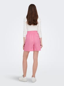 ONLY High-waist linnenmix Shorts -Sachet Pink - 15259587