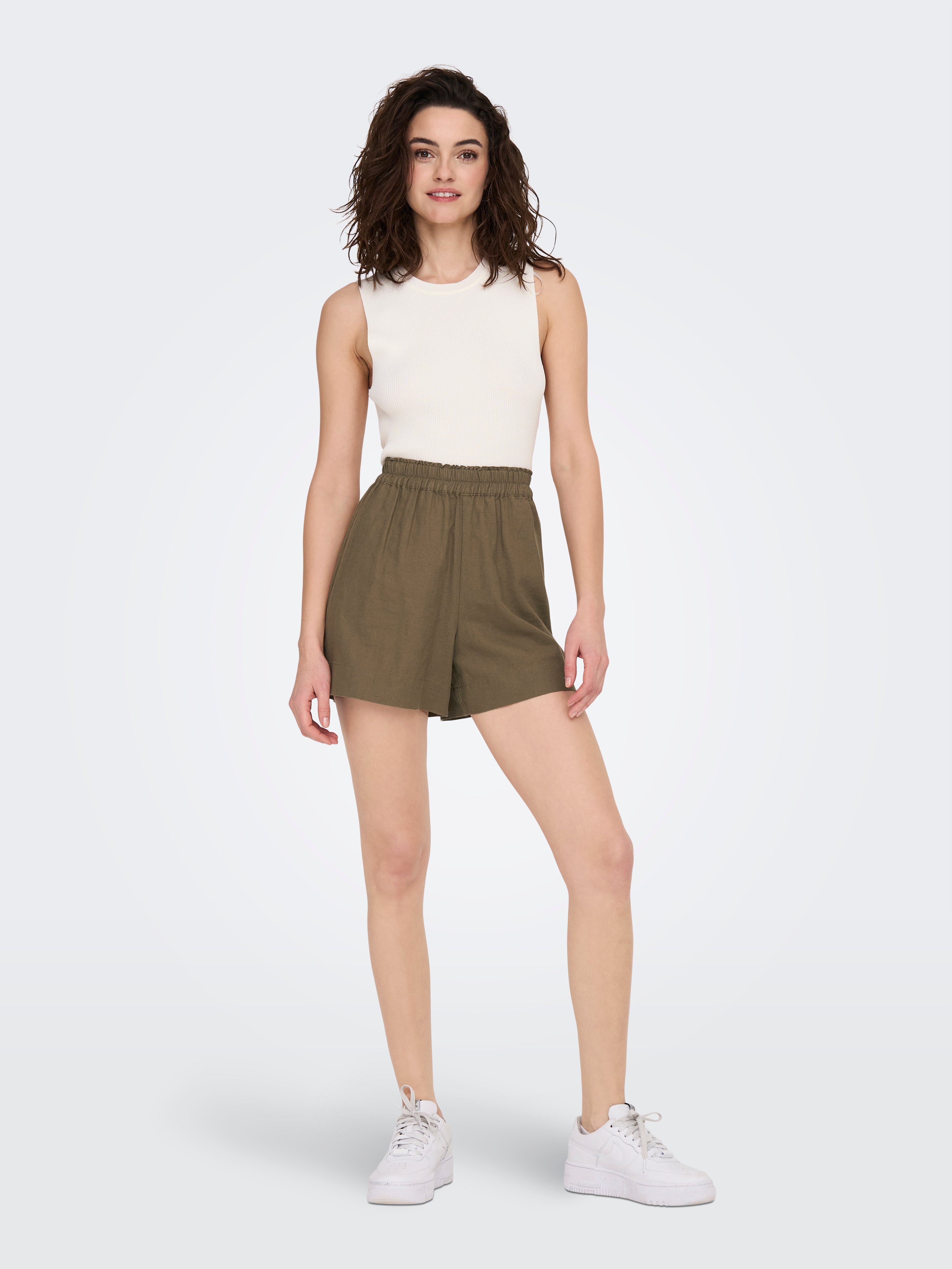 ONLTOKYO Normal geschnitten Shorts | Mittelbraun | ONLY®