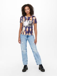 ONLY Regular Fit Round Neck T-Shirt -Terra Cotta - 15259593