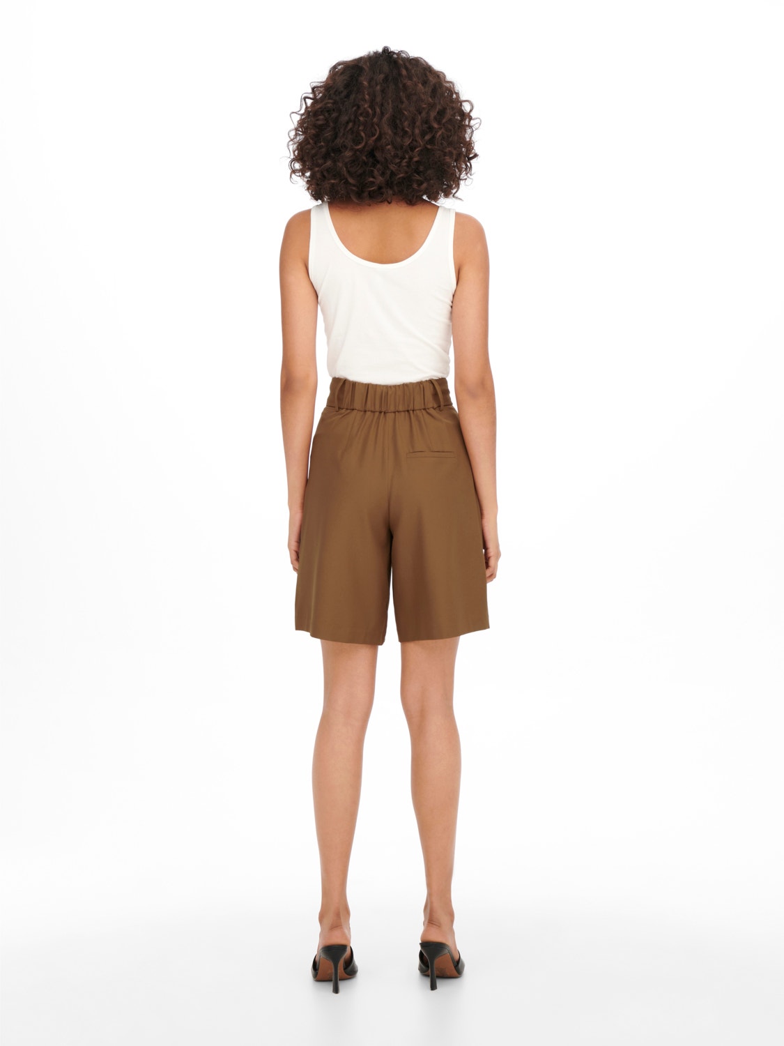 ONLY Normal passform Shorts -Toffee - 15259594