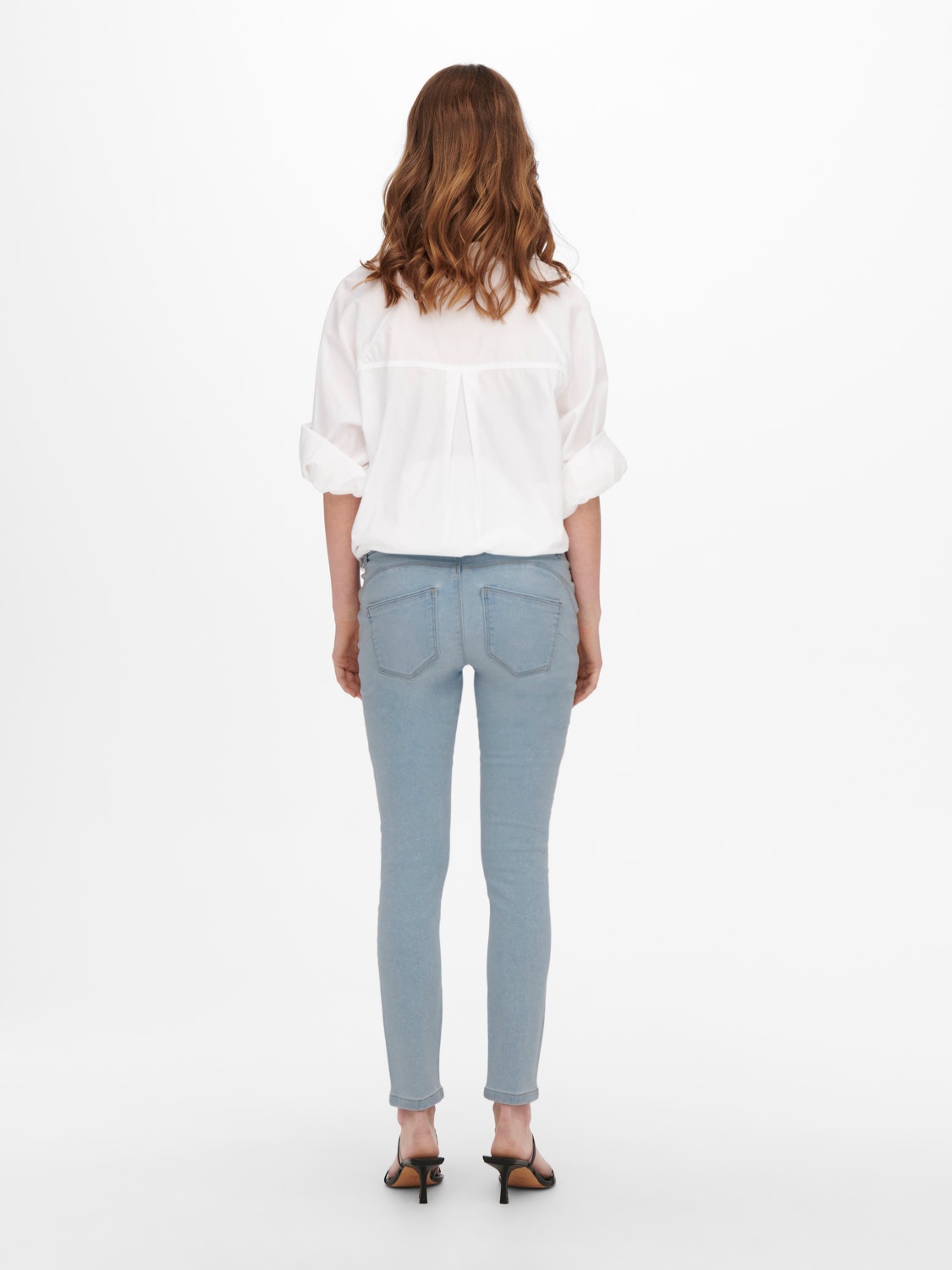 ONLY OLMDaisy Pushup-Ankle Skinny Fit Jeans -Light Blue Denim - 15259597