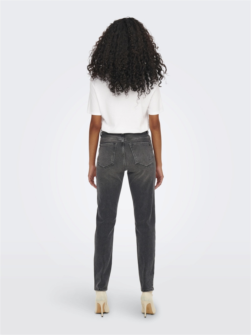 Hectare Doorlaatbaarheid medley Straight fit High waist Jeans | Dark Grey | ONLY®