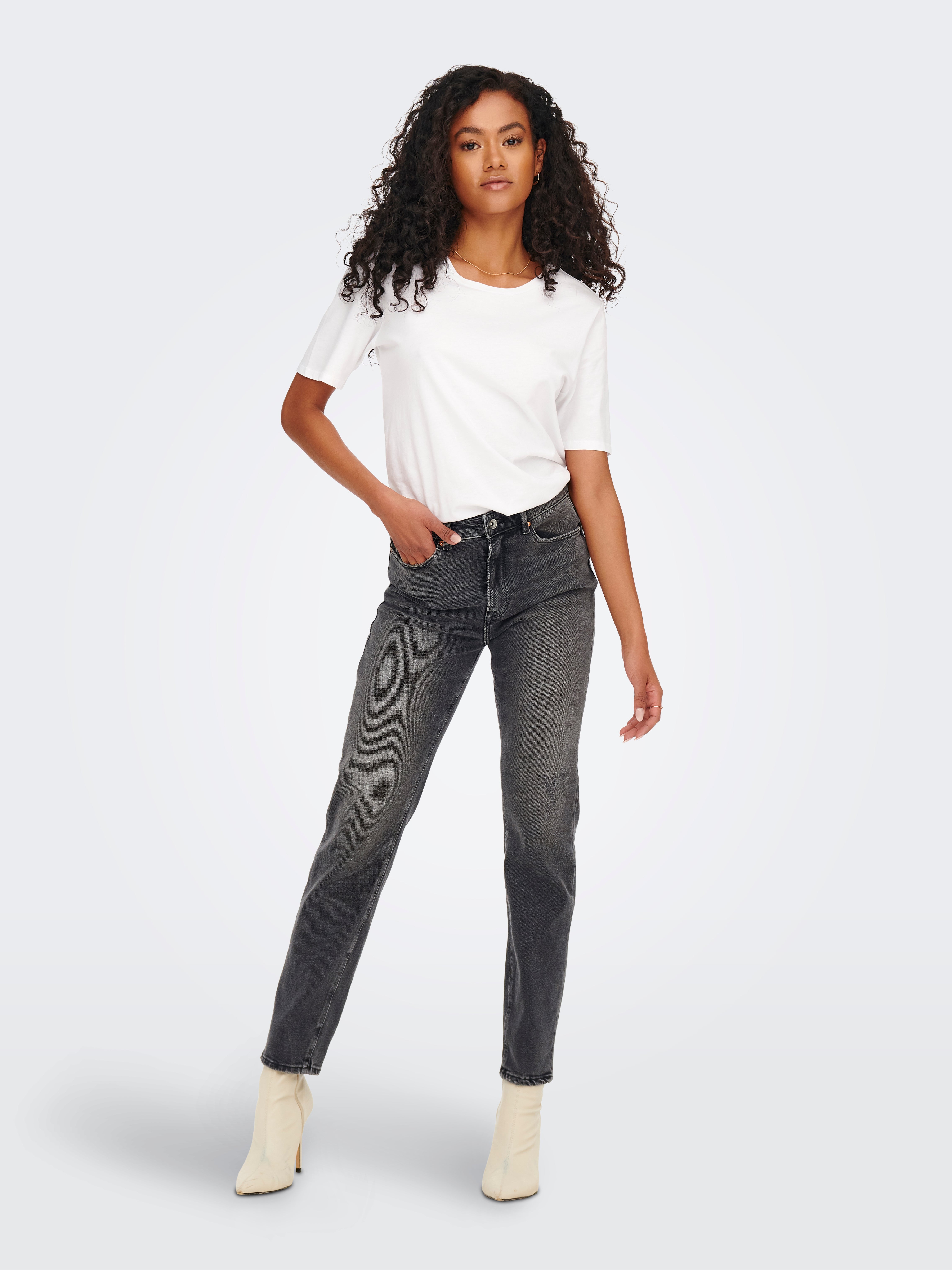 Jean stretch taille discount haute