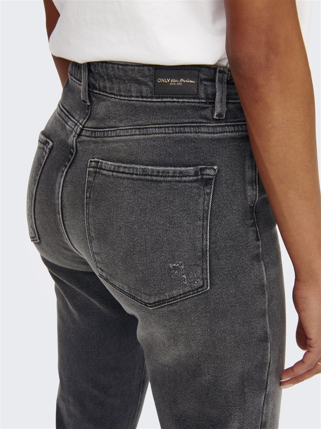 ONLEMILY STRETCH ST ANK NOOS high waisted jeans Dark Grey ONLY