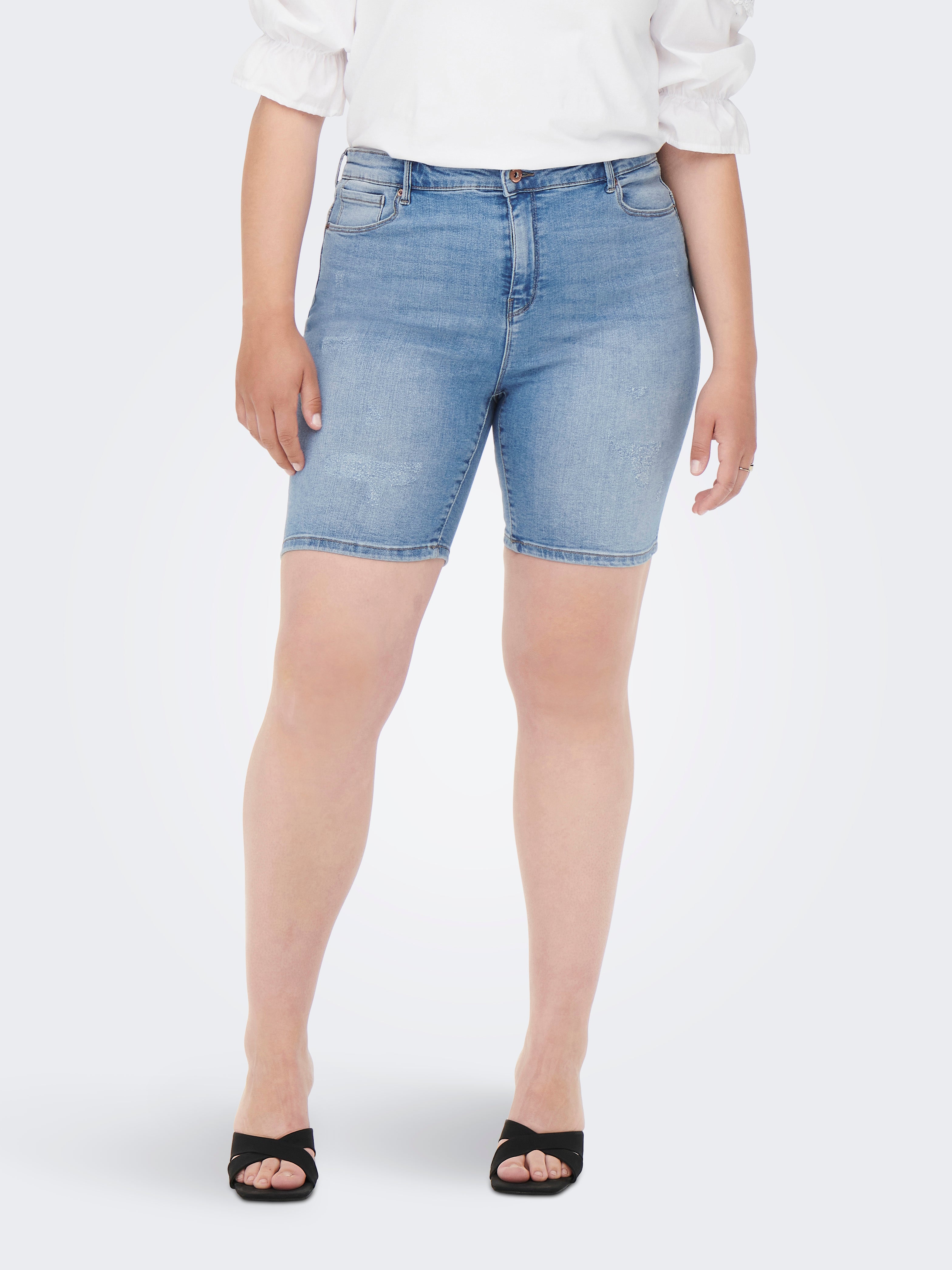 Carlaola Skinny Fit Jeans-shorts