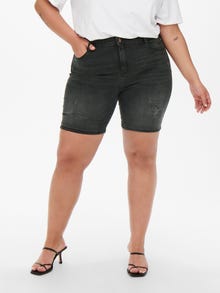 ONLY Skinny Fit Curve Shorts -Black - 15259678